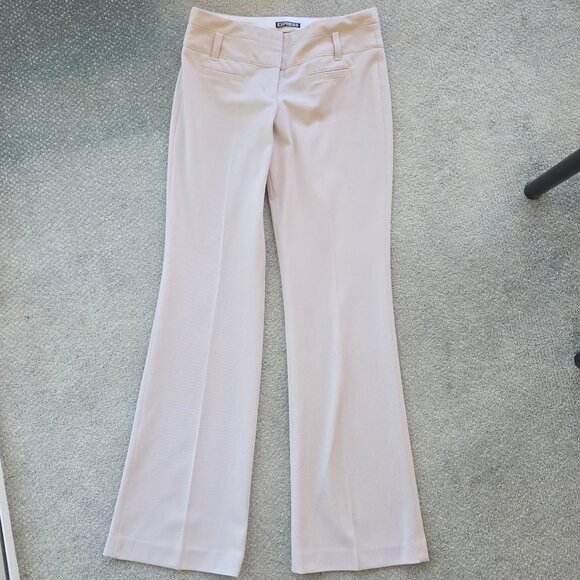Express Editor Pants Trousers Beige Cream - Picture 4 of 5